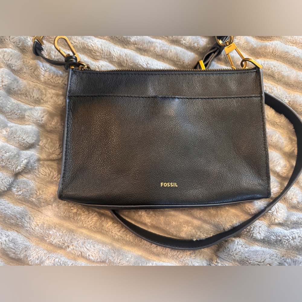 Fossil Black Crossbody Bag